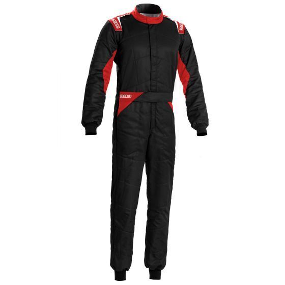 RACE SUIT SPARCO SPRINT SIZE 54 BLACK WITH RED