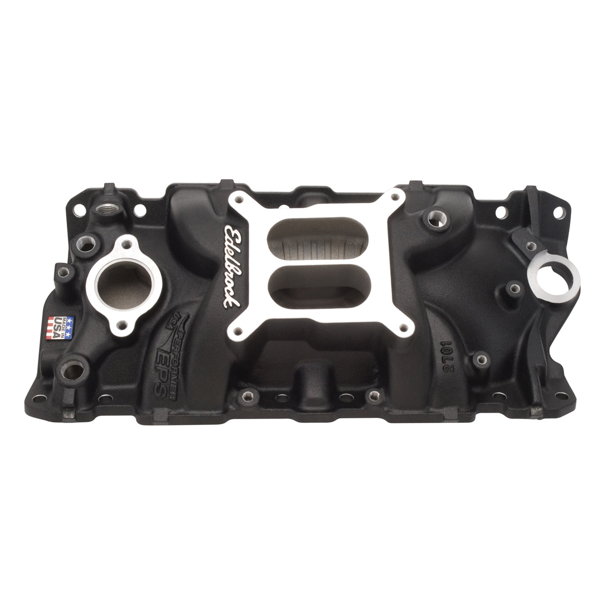 EDELBROCK INTAKE MANIFOLD CHEV SB PERFROMER BLACK 27013