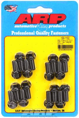 ARP HEADER BOLT KIT FORD SB BLACK 100-1102