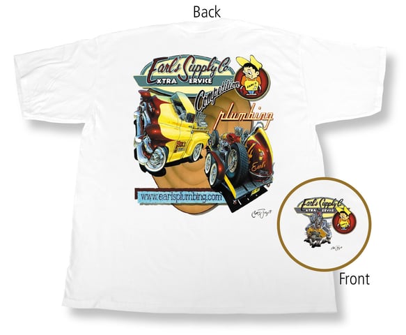 T-SHIRT EARLS RETRO WHITE L