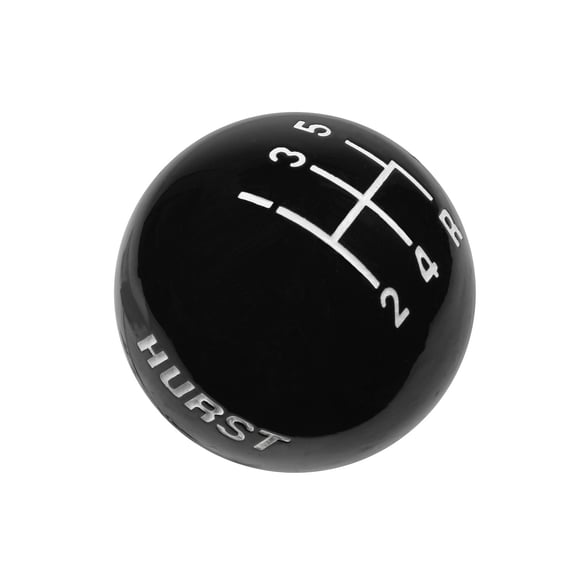 SHIFTER KNOB HURST BLACK 5 SPEED
