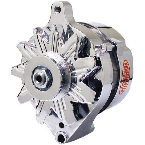 POWERMASTER ALTERNATOR FORD 1969-86 RETRO STYLE 75AMP EXTERNALLY REGULATED CHROME