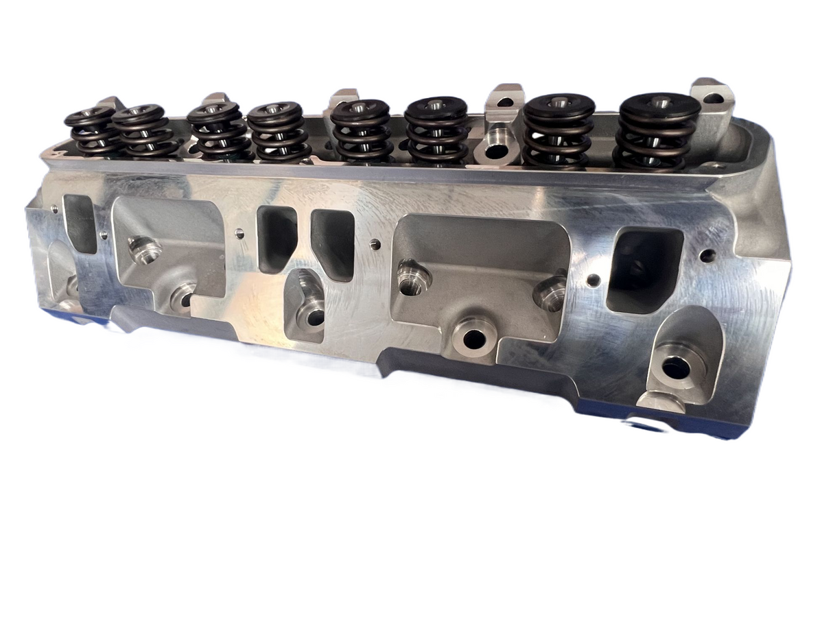 CYLINDER HEADS MOPAR SMALL BLOCK. COMP CHAMBER 63CC / INT RUNNER 171CC / EXH RUNNER 77CC / INT VALV