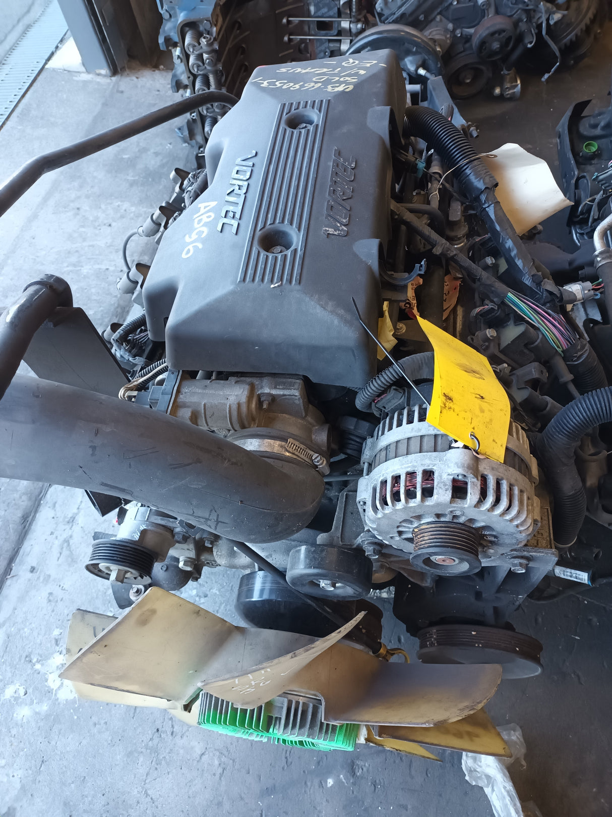 GM LS 6.0LTR CAST BLOCK #12577184 WITH ALLOY #317 HEAD USED CONDITION GOOD FOR REBUILDING