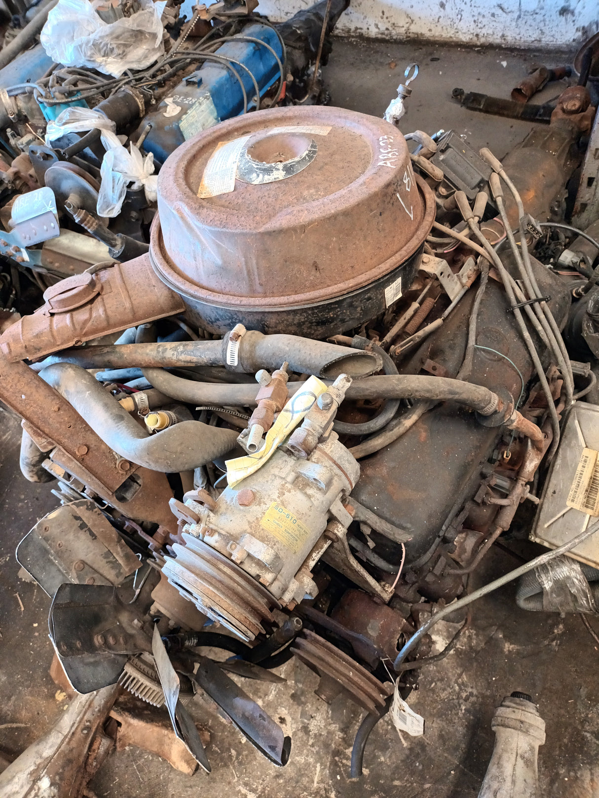 ENGINE CHEV 454 BB USED CONDITION GOOD FOR REBUILDING