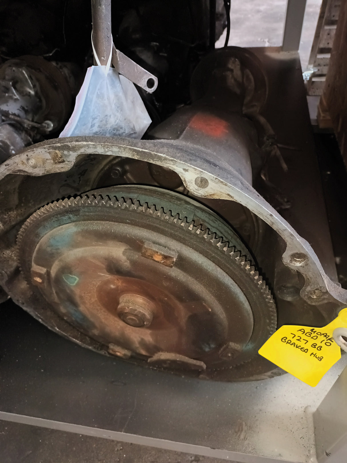 MOPAR TRANSMISSION TORQUEFLITE 727 BB BRAKED HUB IN REBUILDABLE CONDITION