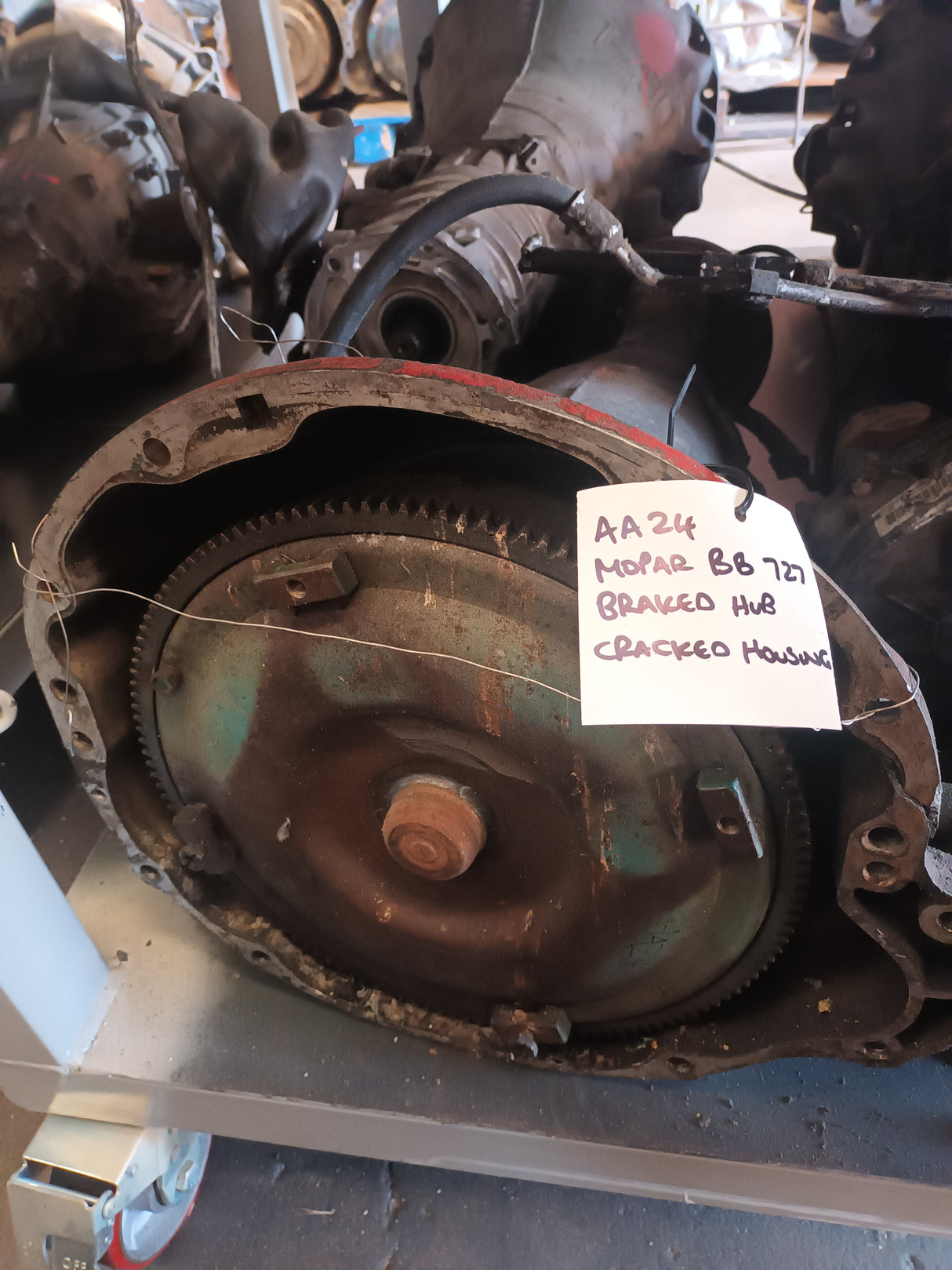 MOPAR BB 727 BRAKED HUB IN REBUILDABLE CONDITION