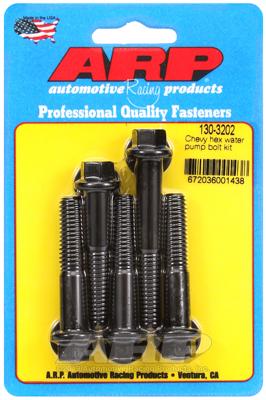 ARP WATER PUMP BOLT KIT LONG CHEV SB BLACK 130-3202