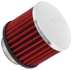 K&N BREATHER 3 X 2.5 WITH 1.5" CLAMP ON