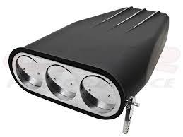 SCOOP BUG CATCHER SINGLE OR DUAL 4 BARRELL BLACK