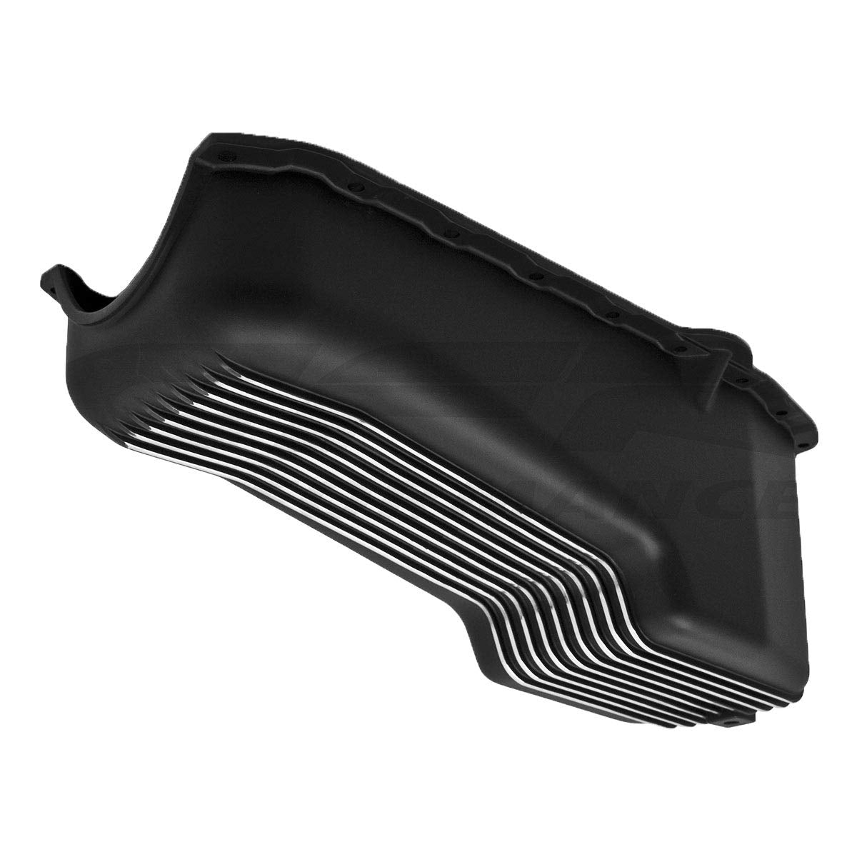 OIL PAN CHEV SB ALLOY FINNED 1955-79 BLACK
