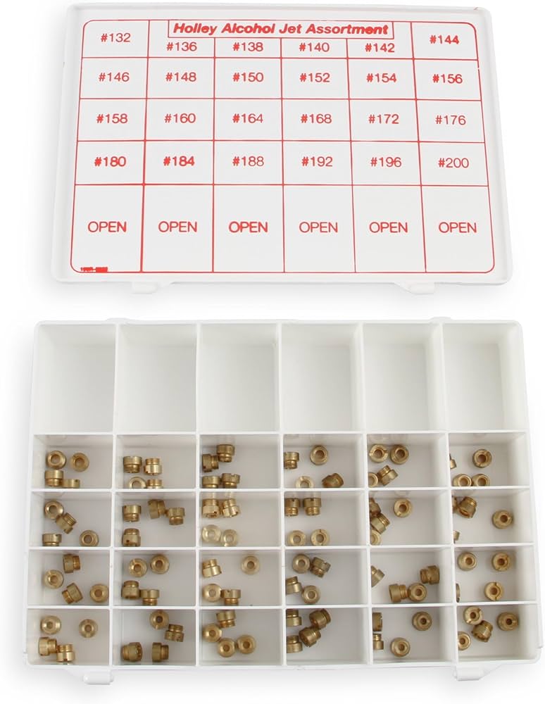 HOLLEY JET KIT FOR ALCOHOL 132-200
