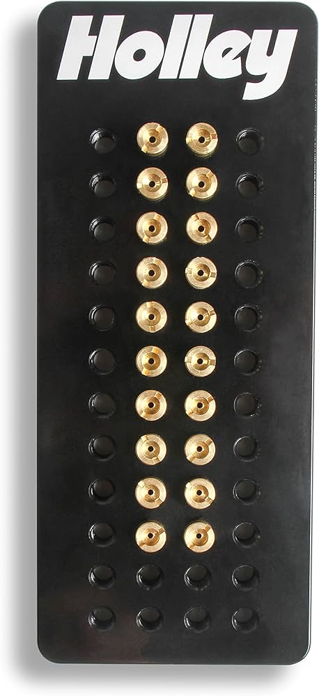 HOLLEY JET ASSORTMENT KIT W/BILLET PLATE