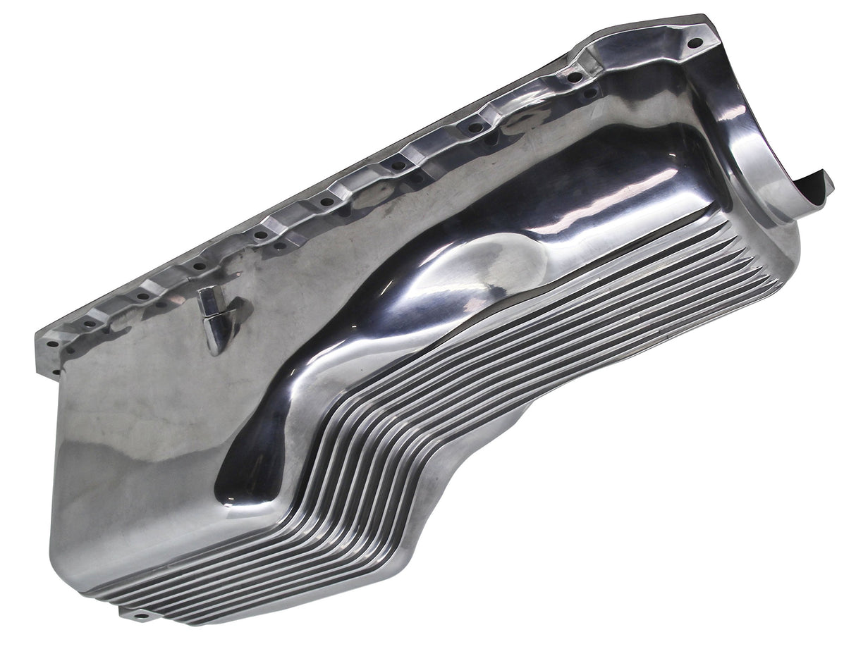 OIL PAN CHEV BB ALLOY FINNED POLISHED