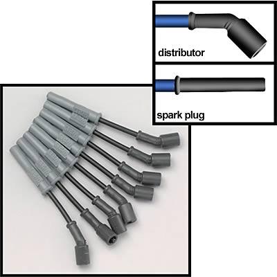 MSD IGNITION LEAD SET 1997 ON CORVETTE & CAMARO LS1 BLACK 32813
