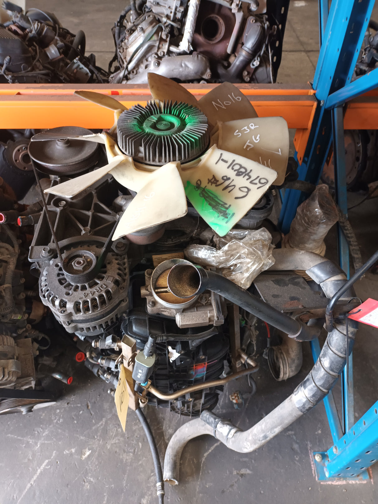 GM LS 6.0LTR HEADS #823 2011 USED ENGINE IN REBUILDABLE CONDITION