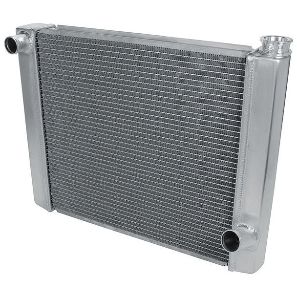 SRP RADIATOR ALLOY RACE, 19' X 24' CHEV. L/H TOP INLET. R/H LOWER.