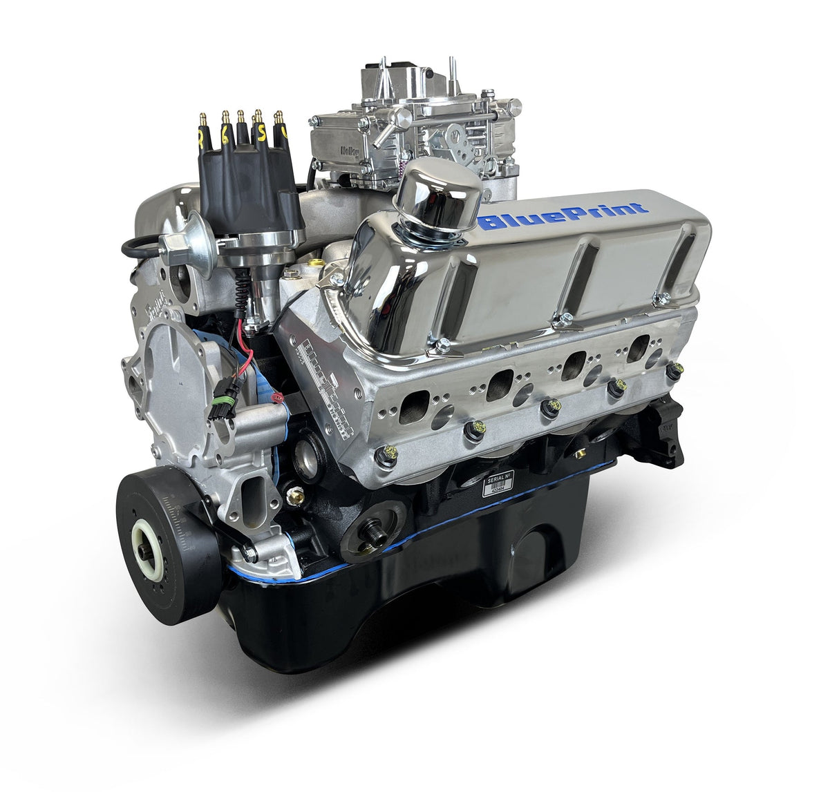 ENGINE BLUEPRINT FORD 302 DRESSED 361HP REAR SUMP MODEL.