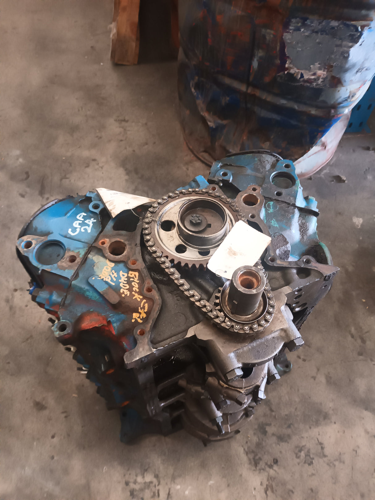 FORD 302 LONG ENGINE USED IN REBUILDABLE CONDITION BLOCK D4DE-6015-AA