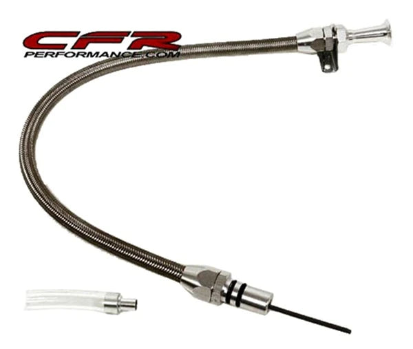 DIPSTICK TRANSMISSION GM 700R4 FLEXIBLE BRAIDED