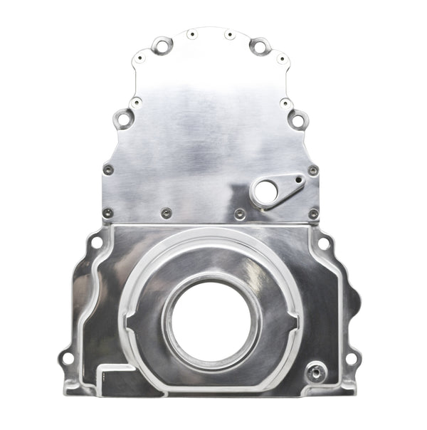 TIMING COVER GM LS POLISHED WITH CAM SENSOR HOLE