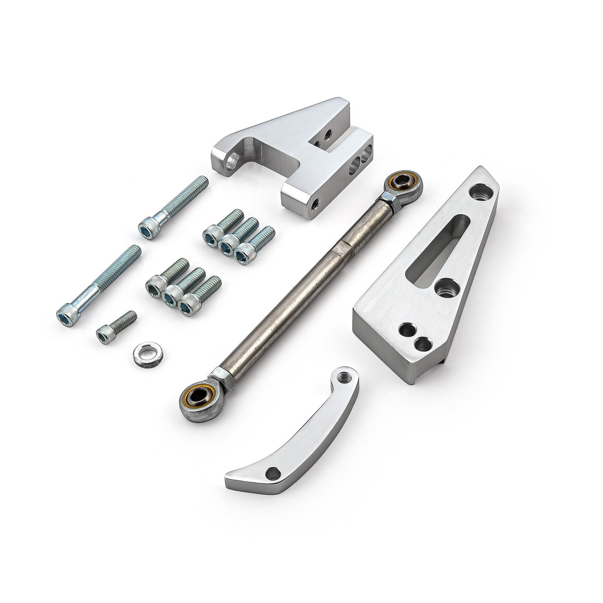 ALTERNATOR BRACKET CHEV SB SHORT WATER PUMP POLISHED ALLOY
