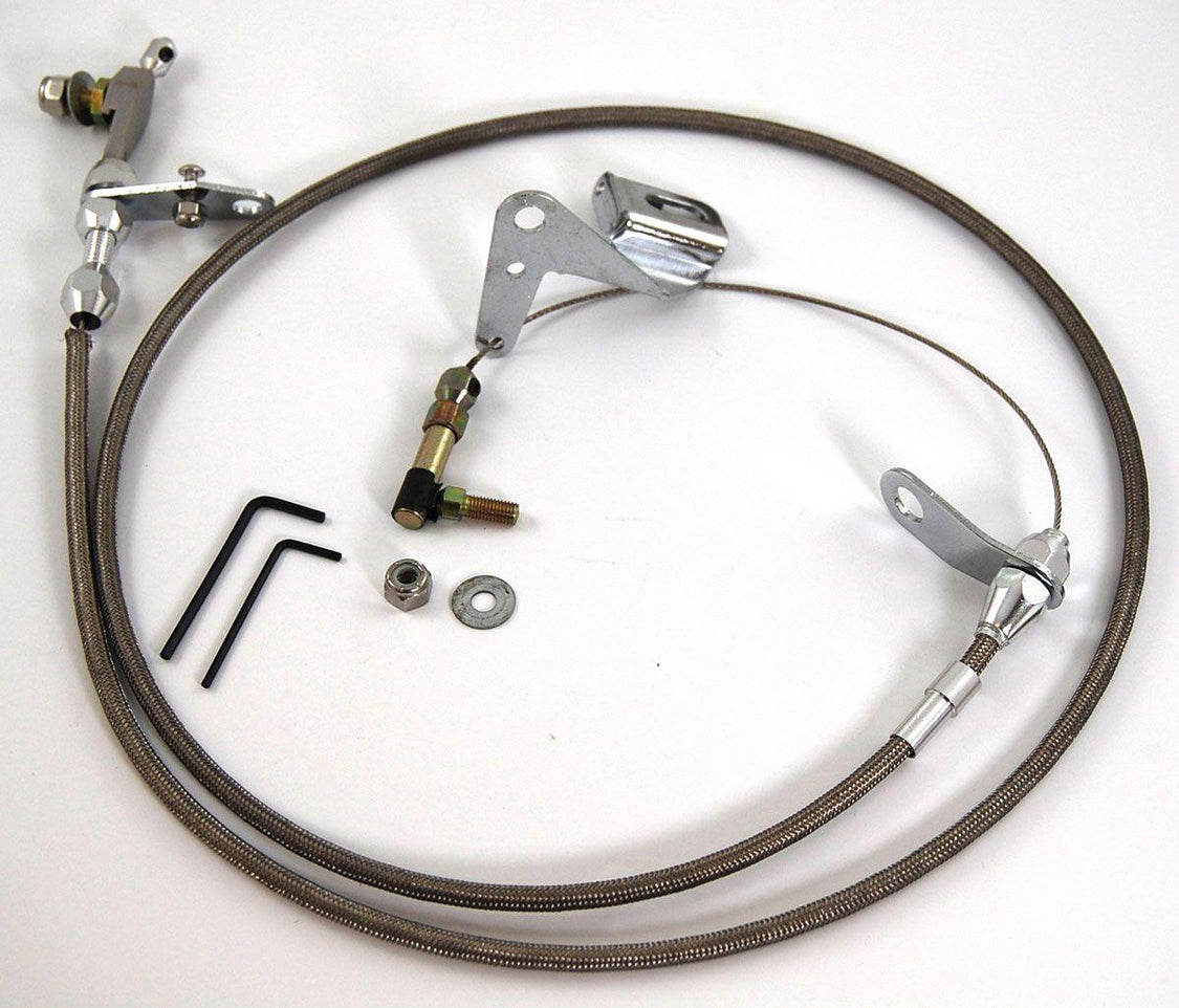 KICKDOWN CABLE KIT TH350 STAINLESS STEEL