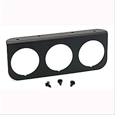 GAUGE PANEL 2" 3 HOLE ALLOY BLACK 2238