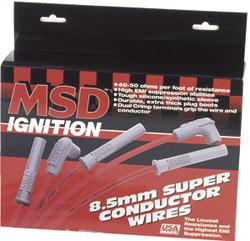 MSD LEAD SET 1997 ON CORVETTE & CAMARO LS1 RED