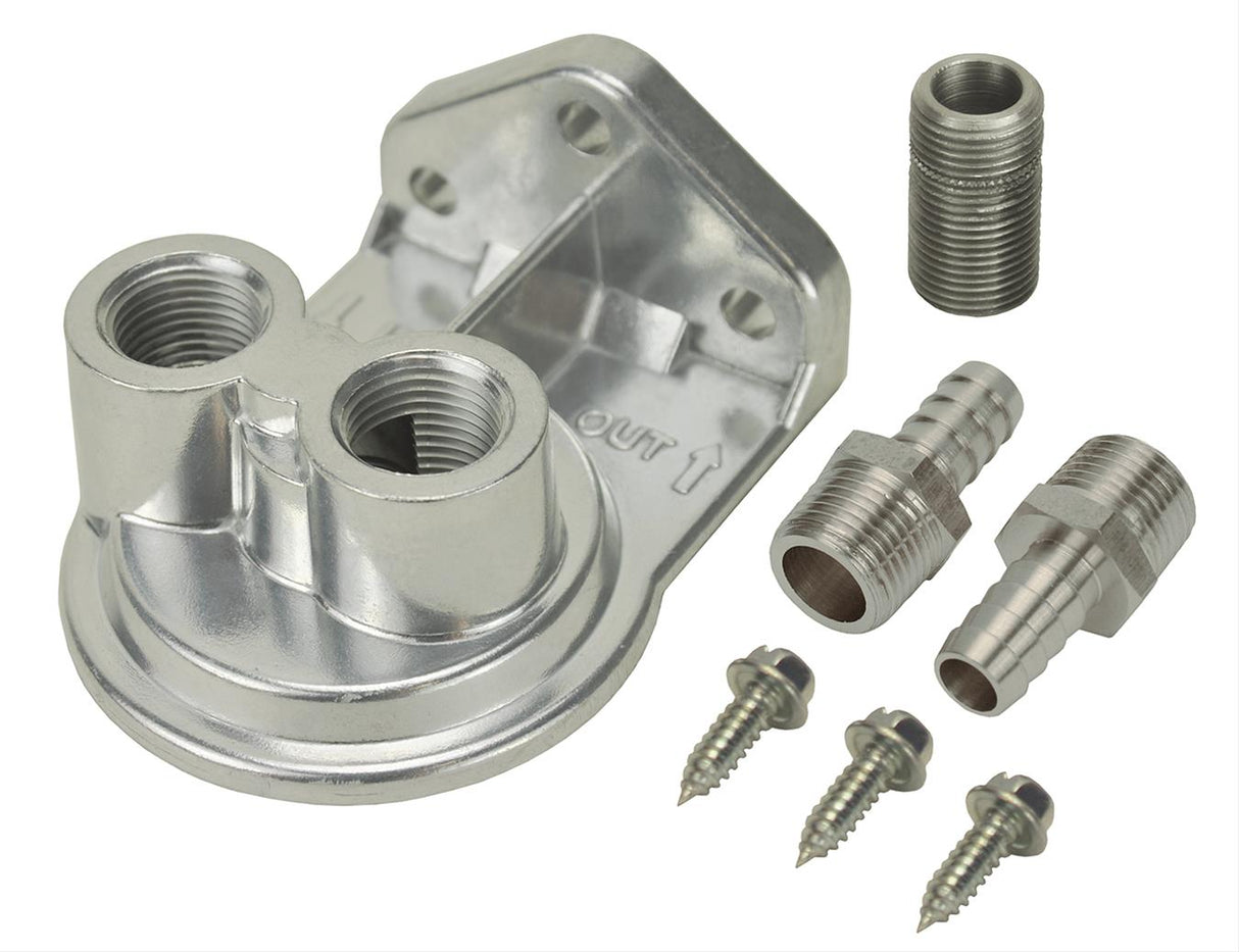 REMOTE OIL FILTER MOUNT FORD 1/2NPT PORTS