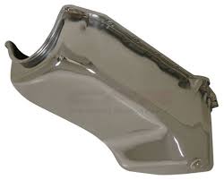OIL PAN CHEV SB 1958-79 CHROME