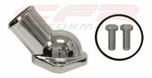 WATER NECK CHEV SB STRAIGHT 1955-64 CHROME