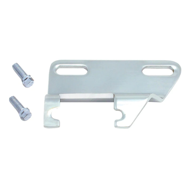 ALTERNATOR HEADER BRACKET CHEV SB CHROME