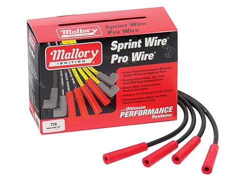 IGNITION LEAD SET 8MM S/STEEL STRAIGHT