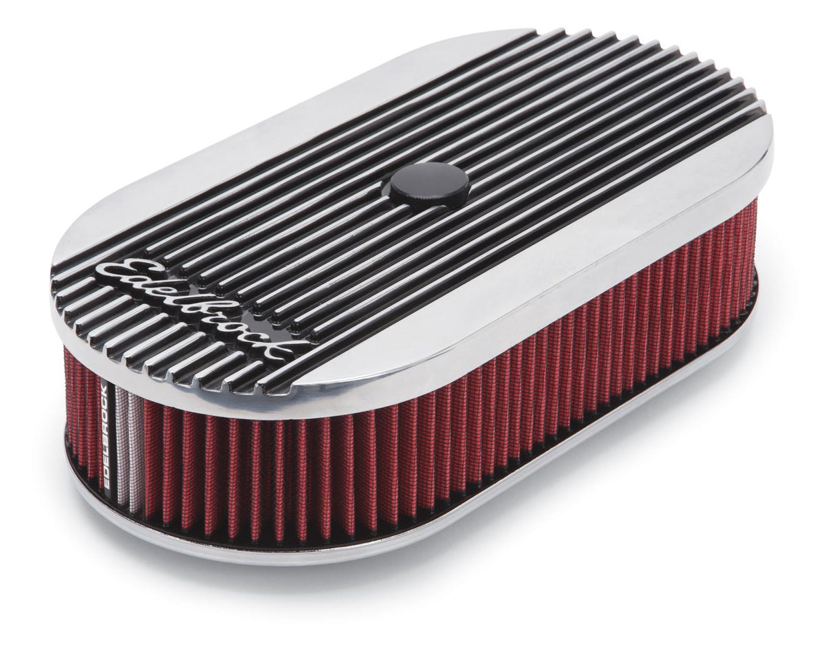 EDELBROCK AIR CLEANER OVAL ELITE II SINGLE CARB