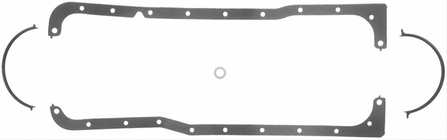 OIL PAN GASKET FORD 351W RUBBER