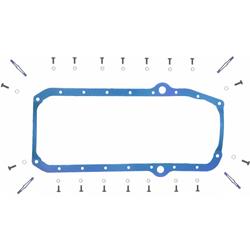 OIL PAN GASKET CHEV SB EARLY 1 PIECE RUBBER OS34510T
