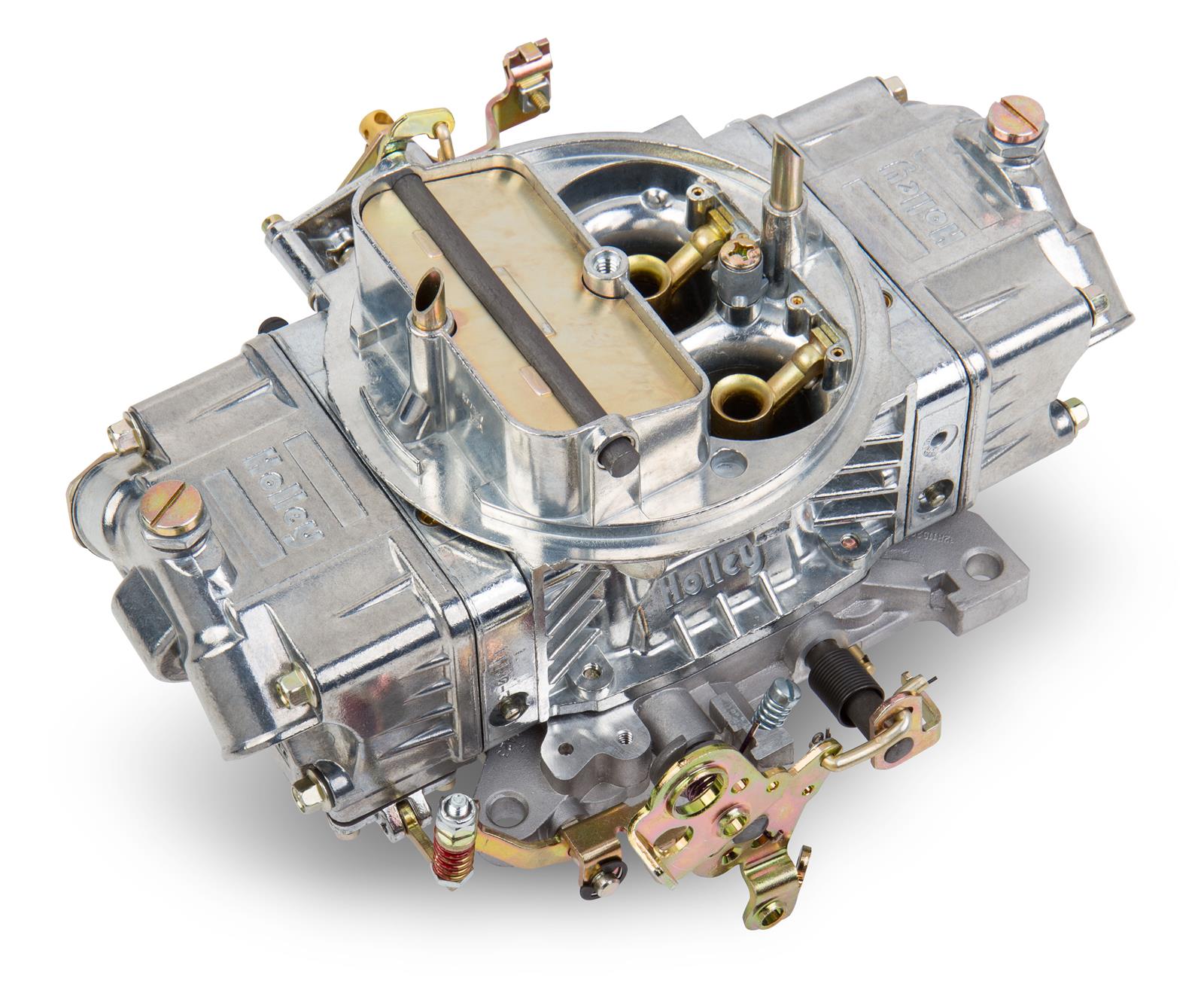 HOLLEY CARBURETOR 600CFM DOUBLE PUMP MECHANICAL SILVER SERIES