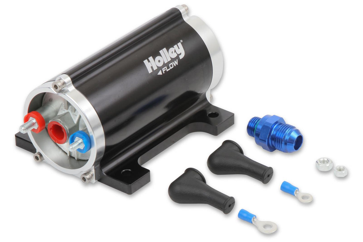 FUEL PUMP HOLLEY HI PERF ELECTRIC 400 LPH. RACE DESIGN.