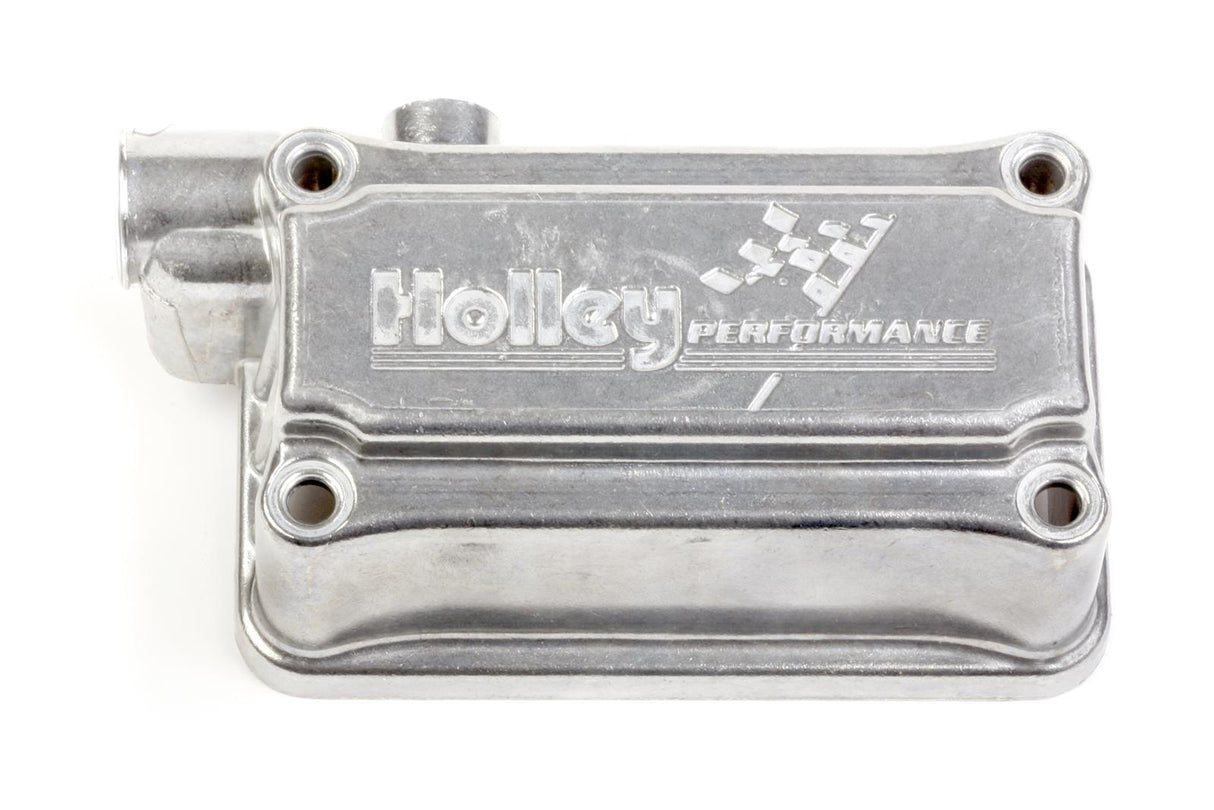 HOLLEY FUEL BOWL SIDE HUNG SECONDARY SHINY 134-105S