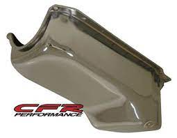 OIL PAN CHEV SB 1986 ON 1 PIECE REAR MAIN RH SIDE DIPSTICK CHROME