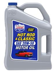LUCAS SAE 20W-50 HOT ROD OIL 5 QT