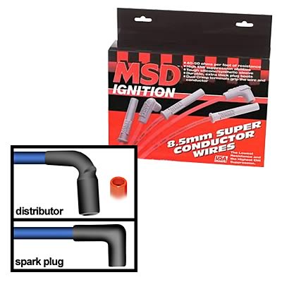 MSD LEAD SET 90 DEG BOOT CHEV LT1