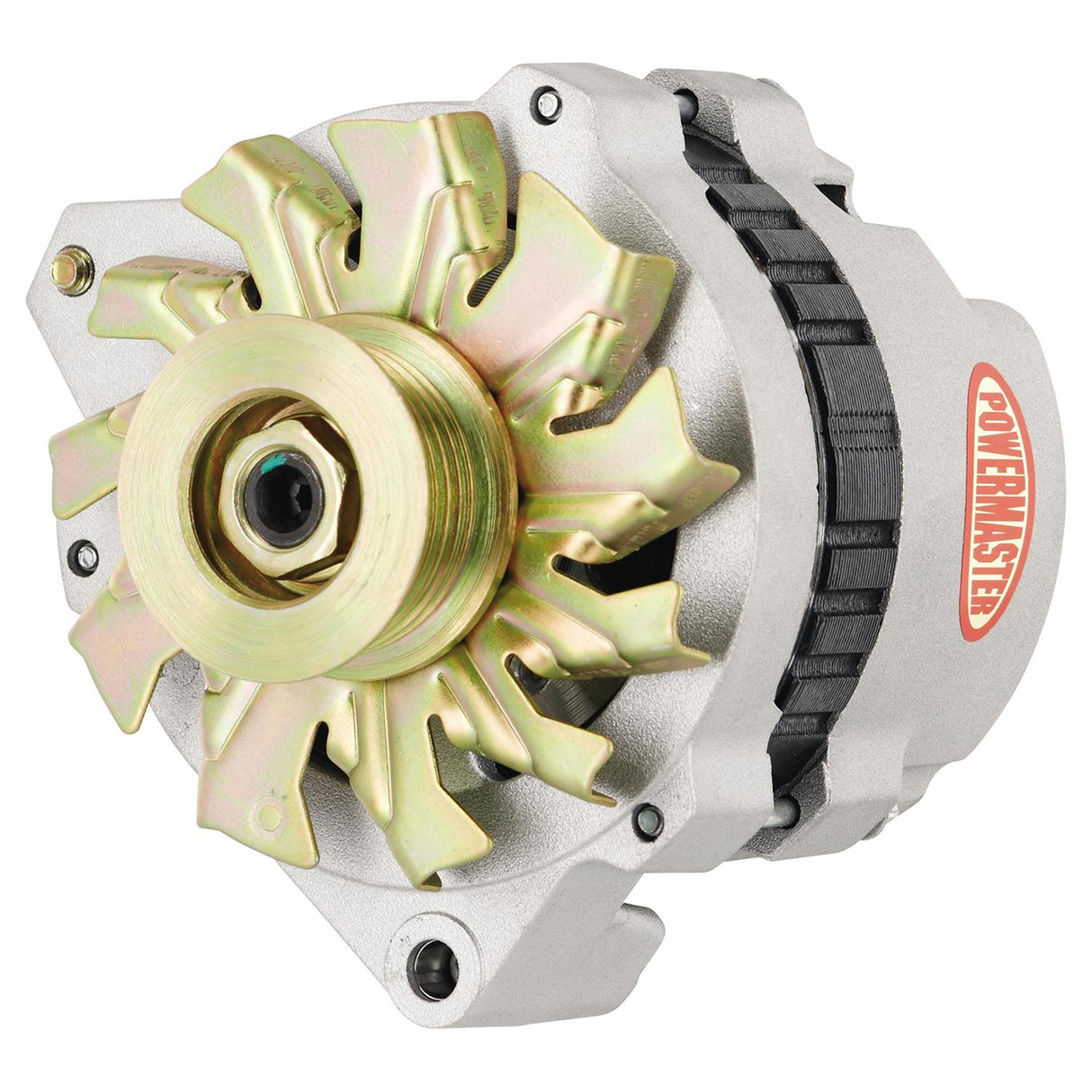 POWERMASTER ALTERNATOR GM DELCO STYLE 140 AMP 4.63" REAR POST W/6-GRV PULLEY 1988 ON