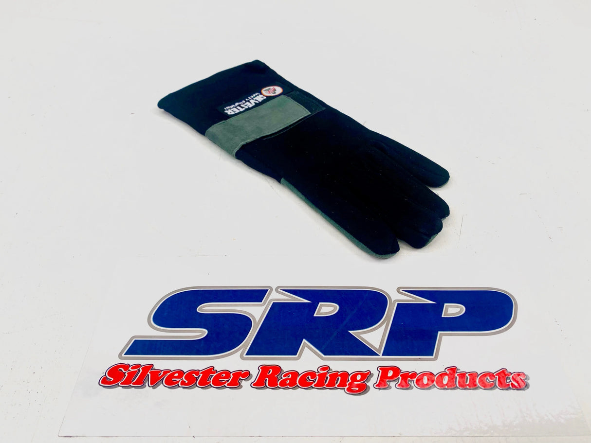 SSE RACE GLOVES, DOUBLE LAYER. BLACK LARGE