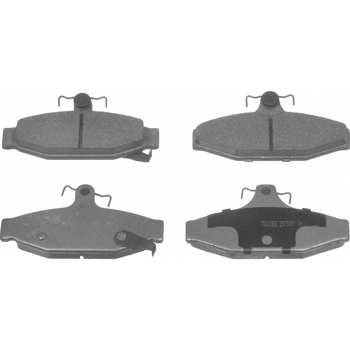 BRAKE PADS REAR C4 CORVETTE 1984-87 (MKD295)