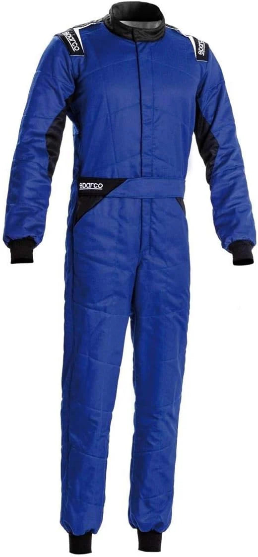 RACE SUIT SPARCO SPRINT R566 BLUE / BLACK . SIZE 58.