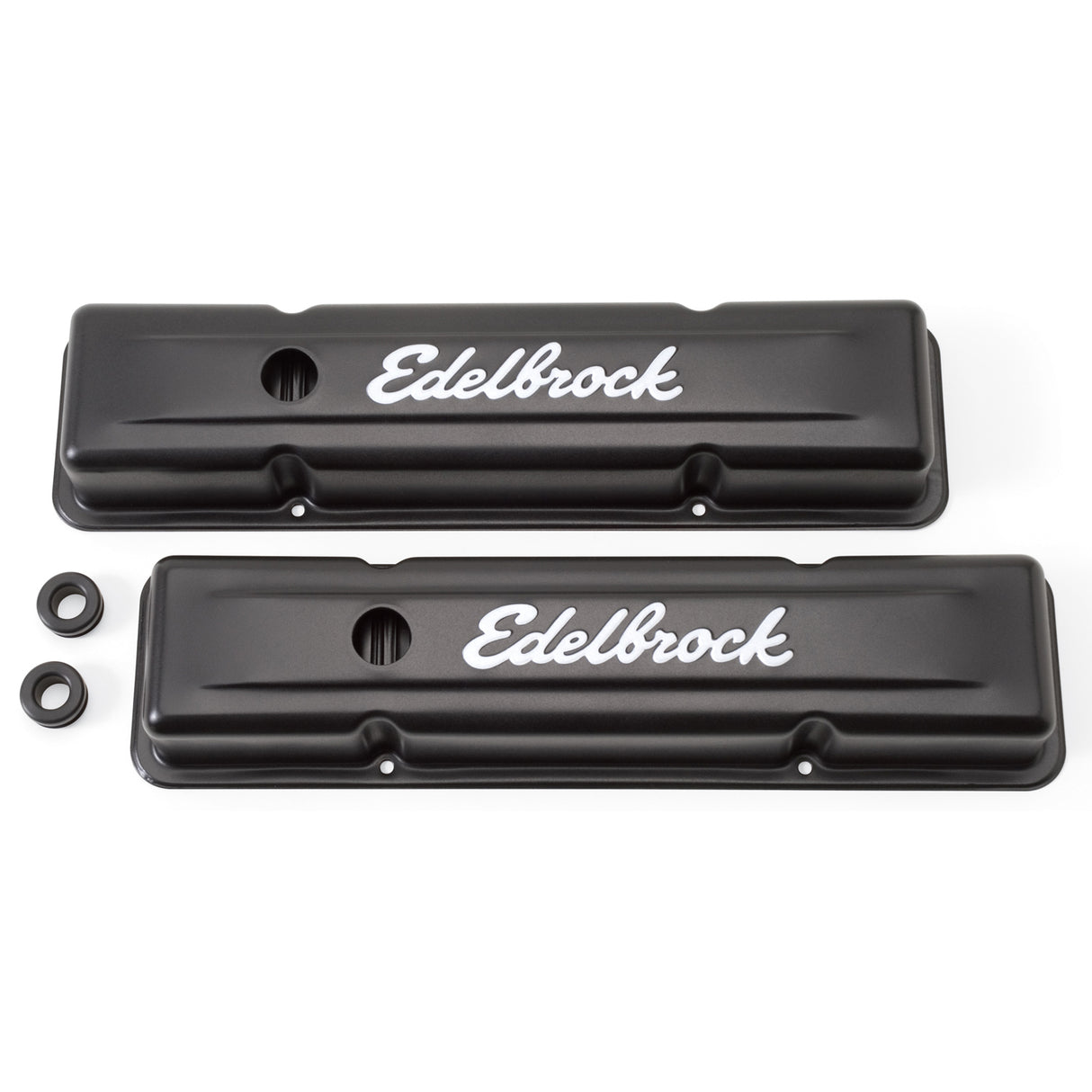 EDELBROCK VALVE COVERS SIGNATURE SERIES CHEV SB