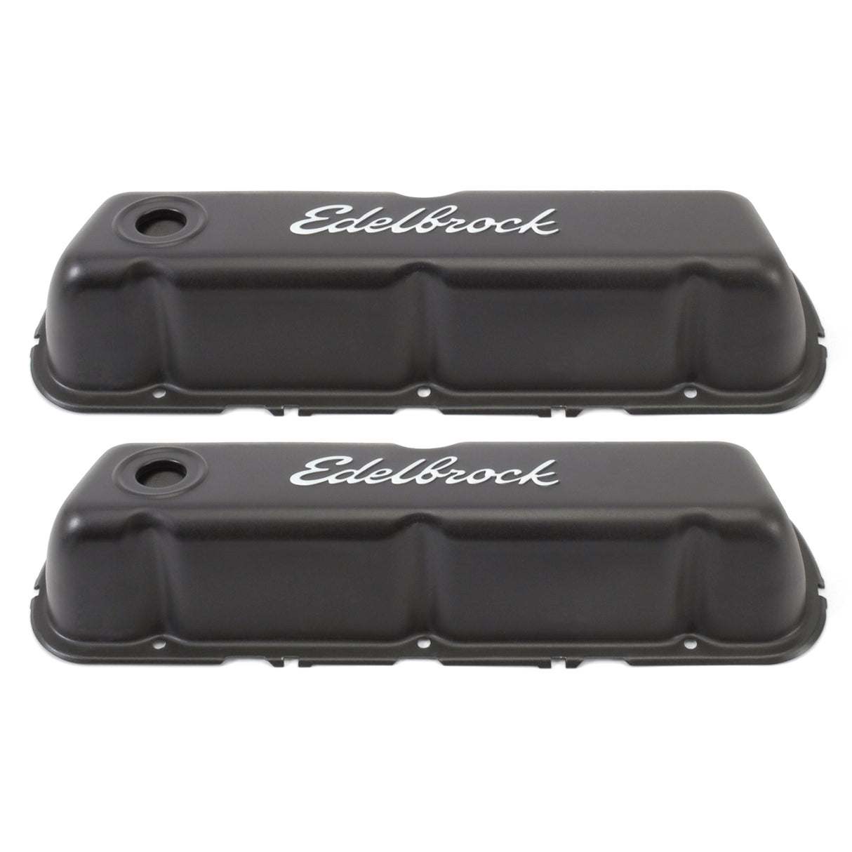 EDELBROCK VALVE COVERS SIGNATURE SERIES FORD SB