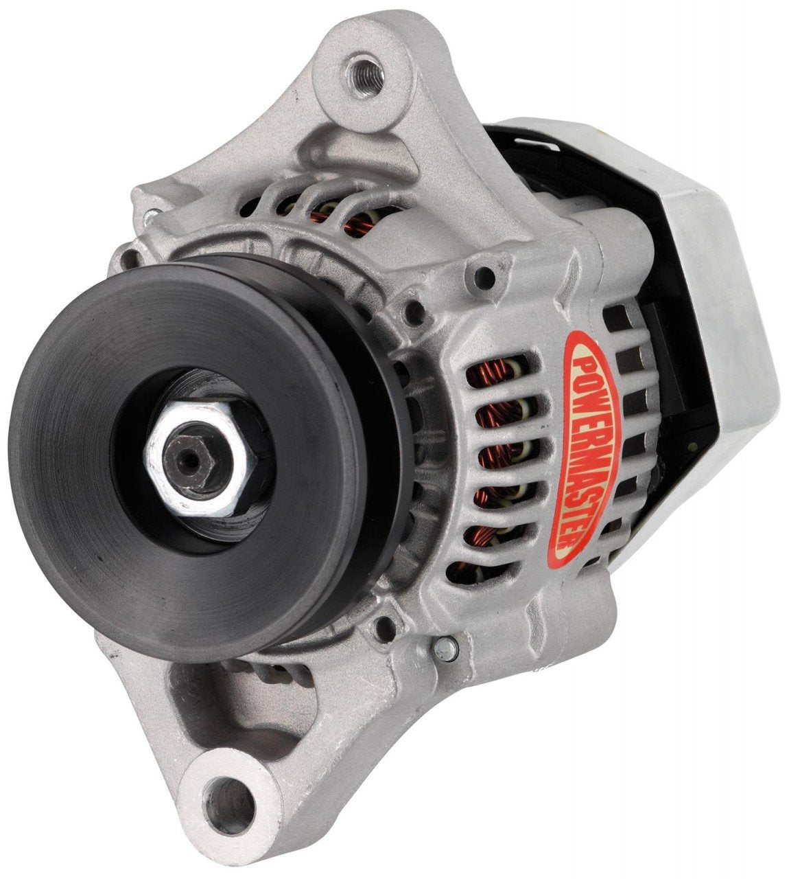 POWERMASTER ALTERNATOR. DENSO RACE 93MM.  55AMP. 1V PULLEY.  1 WIRE . 12V OUTPUT MAX/IDLE: 55/30A